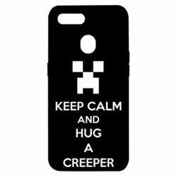 Чехол для Oppo A5s/A12 KEEP CALM and HUG A CREEPER - PrintSalon