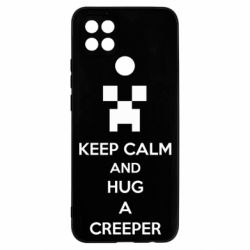 Чехол для Oppo A15s/A15 KEEP CALM and HUG A CREEPER - PrintSalon
