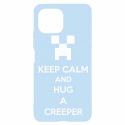 Чехол для Xiaomi Mi11 Lite KEEP CALM and HUG A CREEPER - PrintSalon