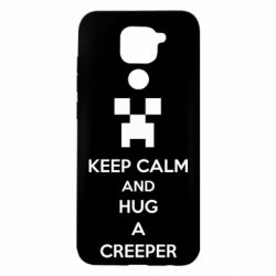 Чехол для Xiaomi Redmi Note 9/Redmi 10X KEEP CALM and HUG A CREEPER - PrintSalon