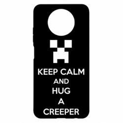 Чехол для Xiaomi Redmi Note 9 5G/Redmi Note 9T KEEP CALM and HUG A CREEPER - PrintSalon