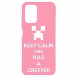 Чехол для Xiaomi Redmi Note 10 KEEP CALM and HUG A CREEPER - PrintSalon