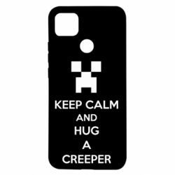 Чехол для Xiaomi Redmi 9c KEEP CALM and HUG A CREEPER - PrintSalon
