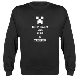 Cвитшот KEEP CALM and HUG A CREEPER - PrintSalon