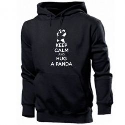 Мужское худи KEEP CALM and HUG A PANDA - PrintSalon