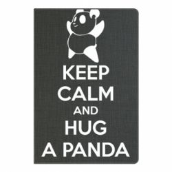 Блокнот с принто KEEP CALM and HUG A PANDA - PrintSalon
