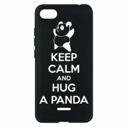 Чехол для Xiaomi Redmi 6A KEEP CALM and HUG A PANDA - PrintSalon