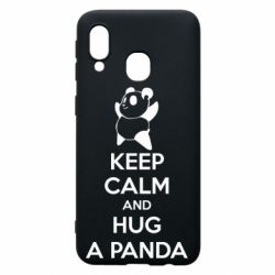 Чехол для Samsung A40 KEEP CALM and HUG A PANDA - PrintSalon