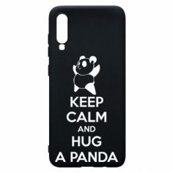 Чехол для Samsung A70 KEEP CALM and HUG A PANDA - PrintSalon