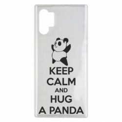 Чехол для Samsung Note 10 Plus KEEP CALM and HUG A PANDA - PrintSalon
