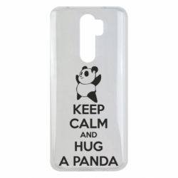 Чехол для Xiaomi Redmi Note 8 Pro KEEP CALM and HUG A PANDA - PrintSalon