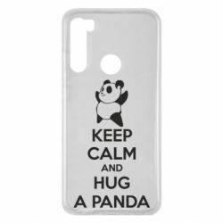 Чехол для Xiaomi Redmi Note 8 KEEP CALM and HUG A PANDA - PrintSalon