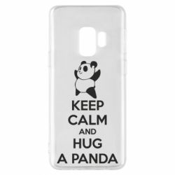 Чехол для Samsung S9 KEEP CALM and HUG A PANDA - PrintSalon