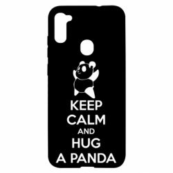 Чехол для Samsung A11/M11 KEEP CALM and HUG A PANDA - PrintSalon