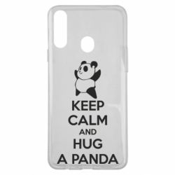Чехол для Samsung A20s KEEP CALM and HUG A PANDA - PrintSalon