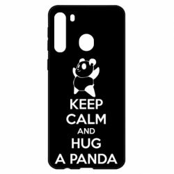 Чехол для Samsung A21 KEEP CALM and HUG A PANDA - PrintSalon