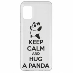 Чехол для Samsung A31 KEEP CALM and HUG A PANDA - PrintSalon