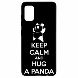 Чехол для Samsung A41 KEEP CALM and HUG A PANDA - PrintSalon