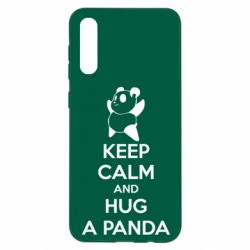 Чехол для Samsung A50 KEEP CALM and HUG A PANDA - PrintSalon