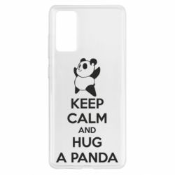 Чехол для Samsung S20 FE KEEP CALM and HUG A PANDA - PrintSalon