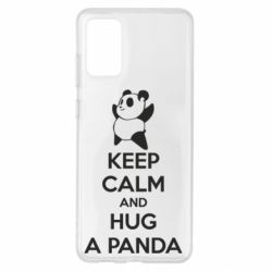 Чехол для Samsung S20+ KEEP CALM and HUG A PANDA - PrintSalon