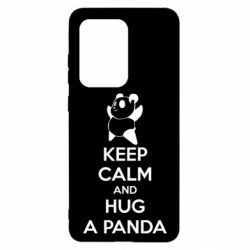 Чехол для Samsung S20 Ultra KEEP CALM and HUG A PANDA - PrintSalon