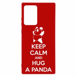 Чехол для Samsung Note 20 Ultra KEEP CALM and HUG A PANDA - PrintSalon