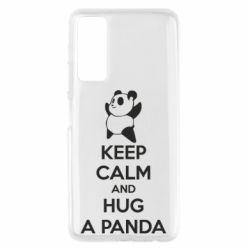 Чехол для Huawei P Smart 2021 KEEP CALM and HUG A PANDA - PrintSalon