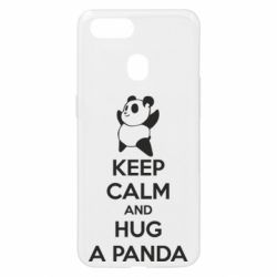 Чехол для Oppo A5s/A12 KEEP CALM and HUG A PANDA - PrintSalon