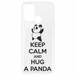 Чехол для Oppo A52/A72/A92 KEEP CALM and HUG A PANDA - PrintSalon