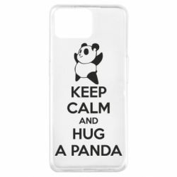 Чехол для Oppo A73 KEEP CALM and HUG A PANDA - PrintSalon