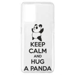 Чехол для Oppo A74 4G KEEP CALM and HUG A PANDA - PrintSalon