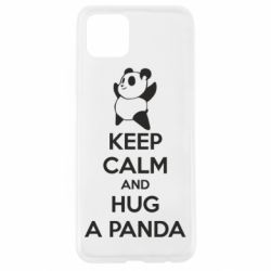 Чехол для Oppo A92s KEEP CALM and HUG A PANDA - PrintSalon