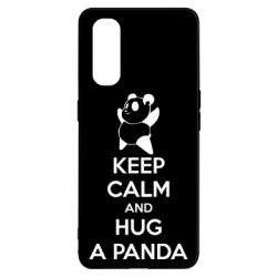 Чехол для Oppo Find X2 KEEP CALM and HUG A PANDA - PrintSalon