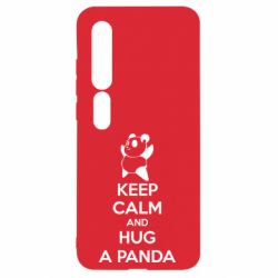 Чехол для Xiaomi Mi10/10 Pro KEEP CALM and HUG A PANDA - PrintSalon