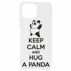 Чехол для Xiaomi Mi11 Lite KEEP CALM and HUG A PANDA - PrintSalon