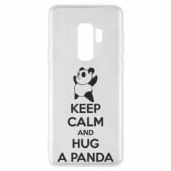 Чехол для Samsung S9+ KEEP CALM and HUG A PANDA - PrintSalon