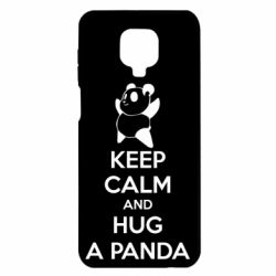 Чехол для Xiaomi Redmi Note 9S/9Pro/9Pro Max KEEP CALM and HUG A PANDA - PrintSalon
