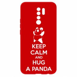 Чехол для Xiaomi Redmi 9 KEEP CALM and HUG A PANDA - PrintSalon