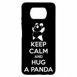 Чехол для Xiaomi Poco X3 KEEP CALM and HUG A PANDA - PrintSalon