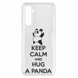 Чехол для Realme 6 Pro KEEP CALM and HUG A PANDA - PrintSalon