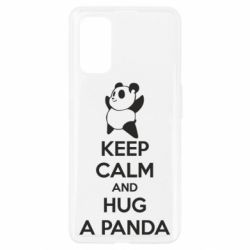 Чехол для Realme 7 Pro KEEP CALM and HUG A PANDA - PrintSalon