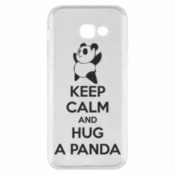 Чехол для Samsung A5 2017 KEEP CALM and HUG A PANDA - PrintSalon