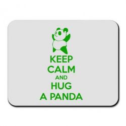 Коврик для мыши KEEP CALM and HUG A PANDA - PrintSalon
