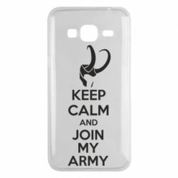 Чехол для Samsung J3 2016 KEEP CALM and JOIN MY ARMY - PrintSalon