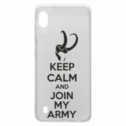 Чехол для Samsung A10 KEEP CALM and JOIN MY ARMY - PrintSalon
