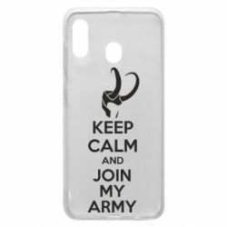 Чехол для Samsung A20 KEEP CALM and JOIN MY ARMY - PrintSalon