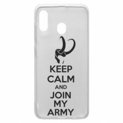 Чехол для Samsung A30 KEEP CALM and JOIN MY ARMY - PrintSalon