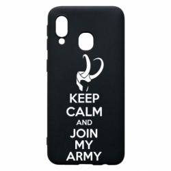 Чехол для Samsung A40 KEEP CALM and JOIN MY ARMY - PrintSalon
