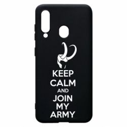 Чехол для Samsung A60 KEEP CALM and JOIN MY ARMY - PrintSalon